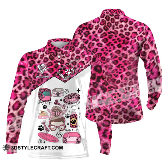 Women Shirt - Custom It's Not Just A Job, It's Love, Pet Groomer Shirt style option 3
