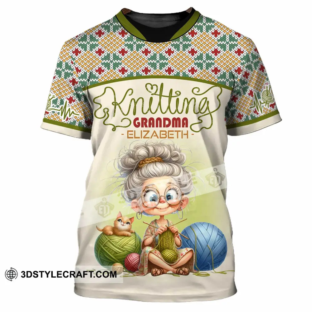 Women Shirt - Custom Knitting Grandma Shirt T-Shirt / S T-shirt