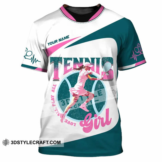 Women Shirt - Custom Love All Play All Tennis Lover Shirt style option 2
