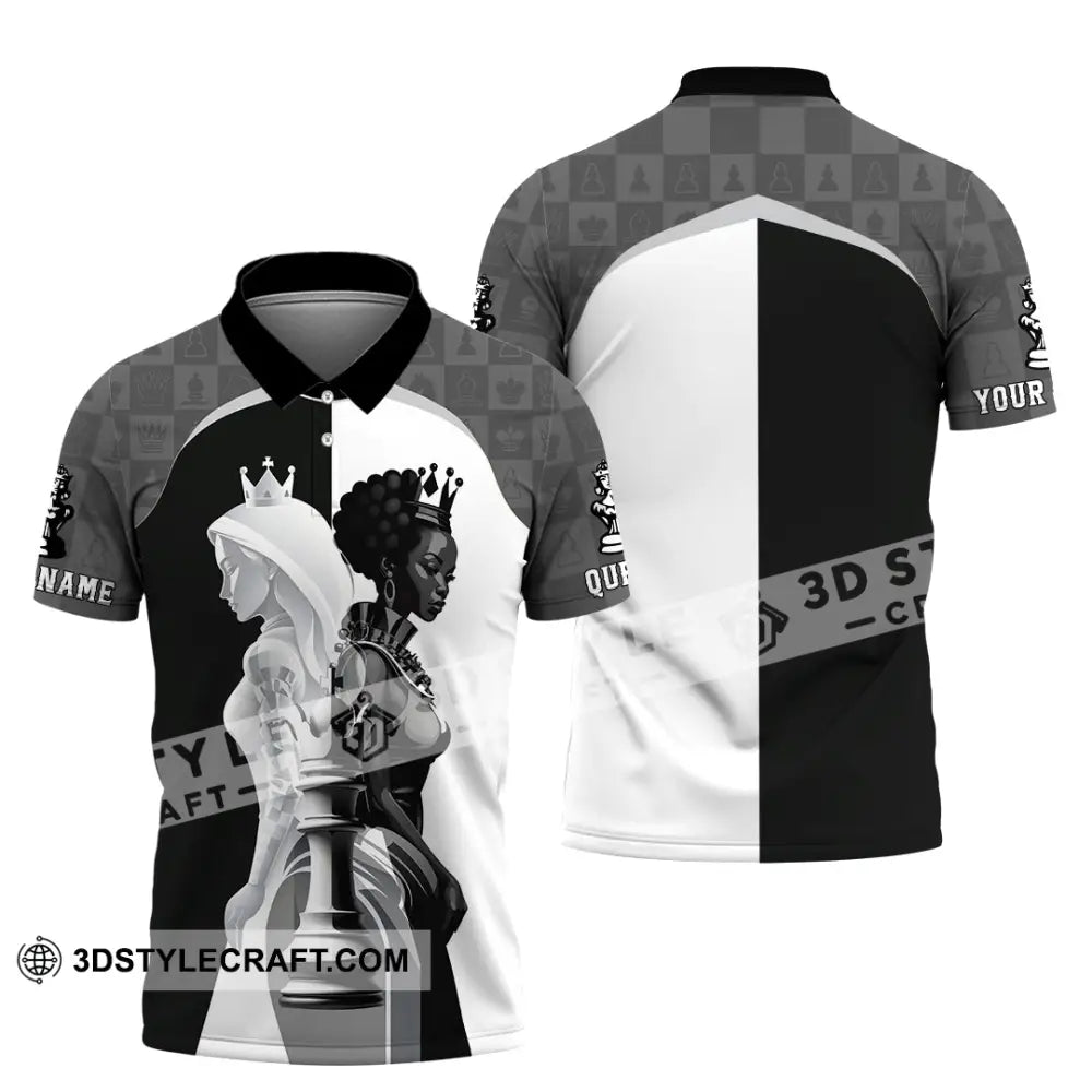 Women Shirt - Custom Queen Of Chess Shirt Polo Shirt / S T-shirt
