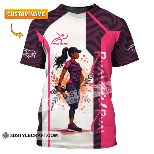 Women Shirt - Custom Run Girl Run 3D Shirt style option 1