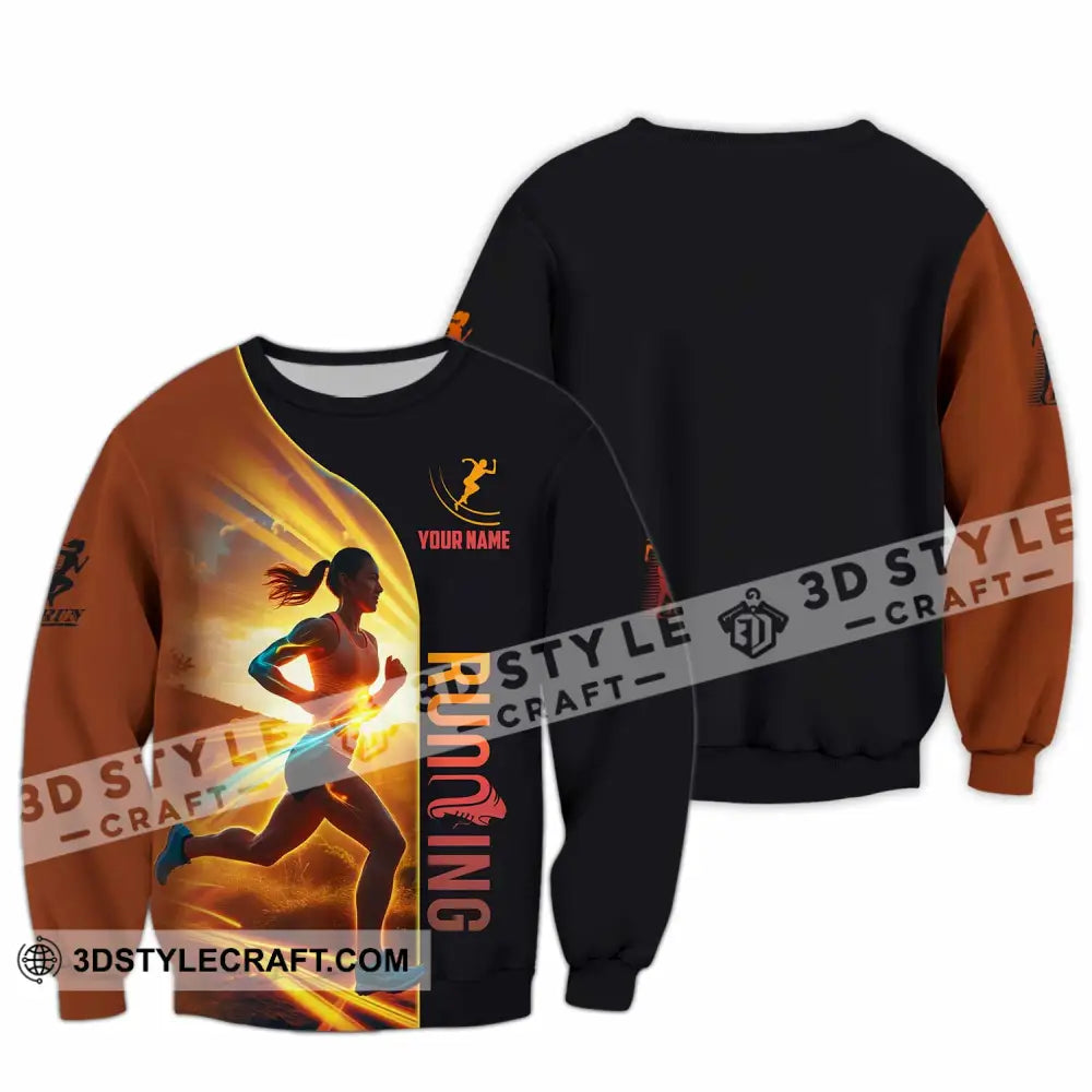Women Shirt Custom Running Shirt Long Sleeve / S T shirt