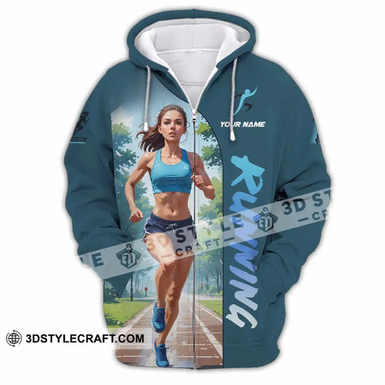 Women Shirt - Custom Running Woman, Runner Sporty Shirt style option 3