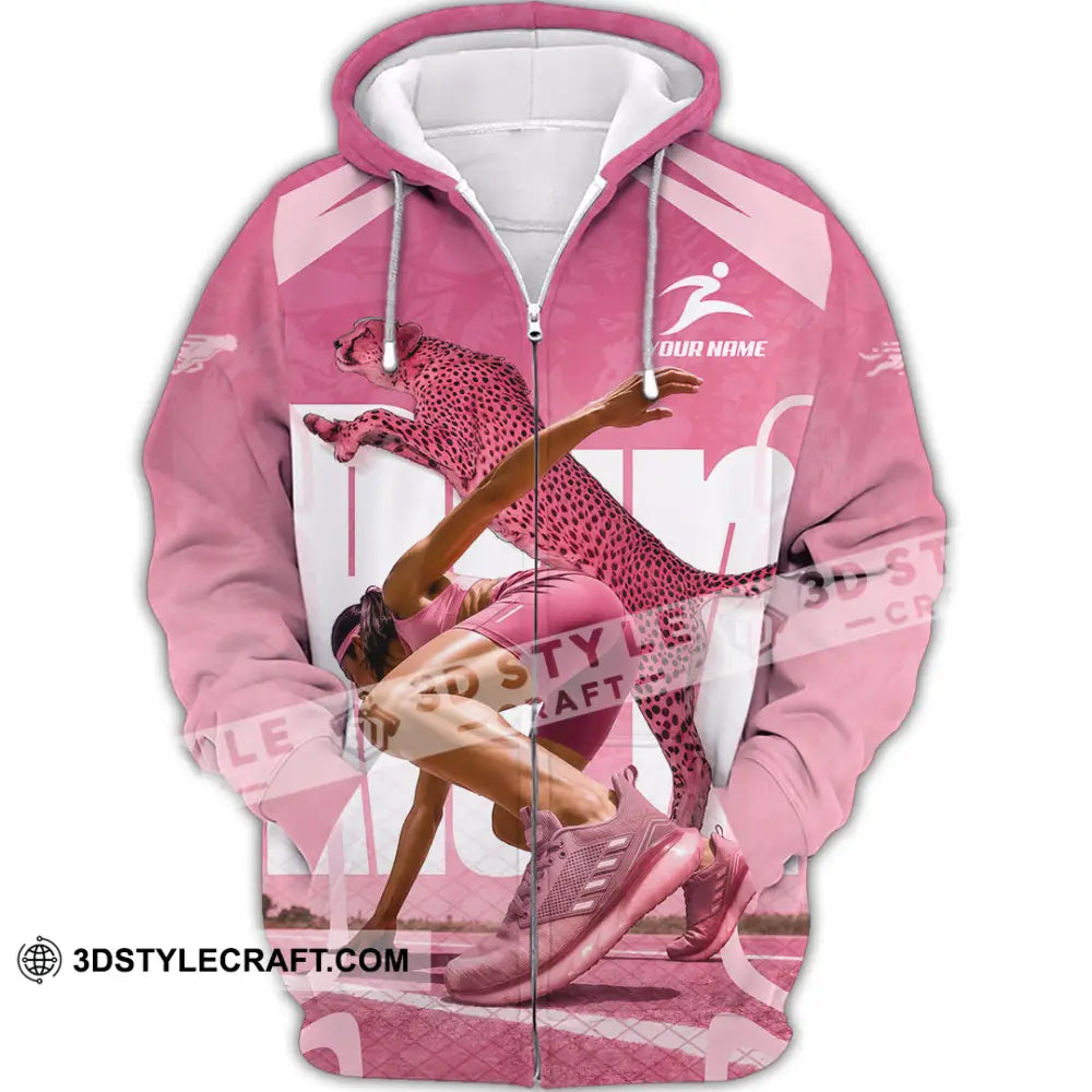 Women Shirt - Custom Running Shirt - Zipper Hoodie / S - T-shirt