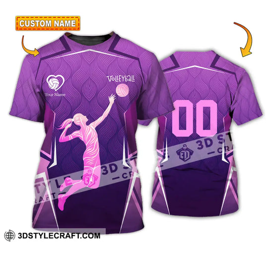 Women Shirt - Custom Volleyball 3D Shirt style option 1