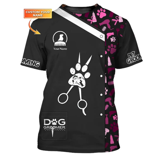 Women Shirt, Groomer Life Shirt, Pet Grooming, Groomer Sportwear style option 1