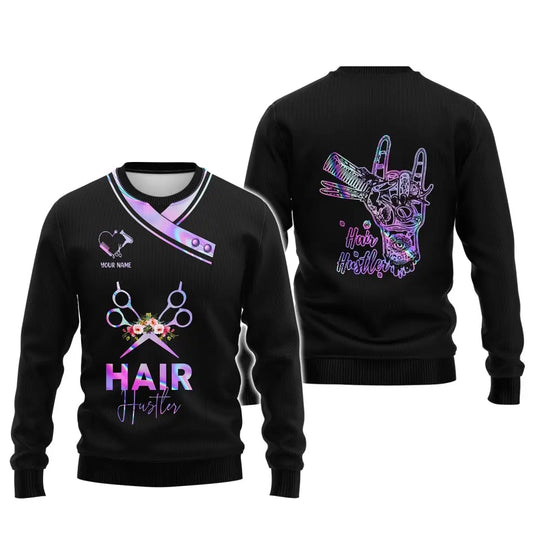 Women Shirt, Hair Stylist Shirt, Hairdresser Hoodie, Hairdresser Sportwear style option 4