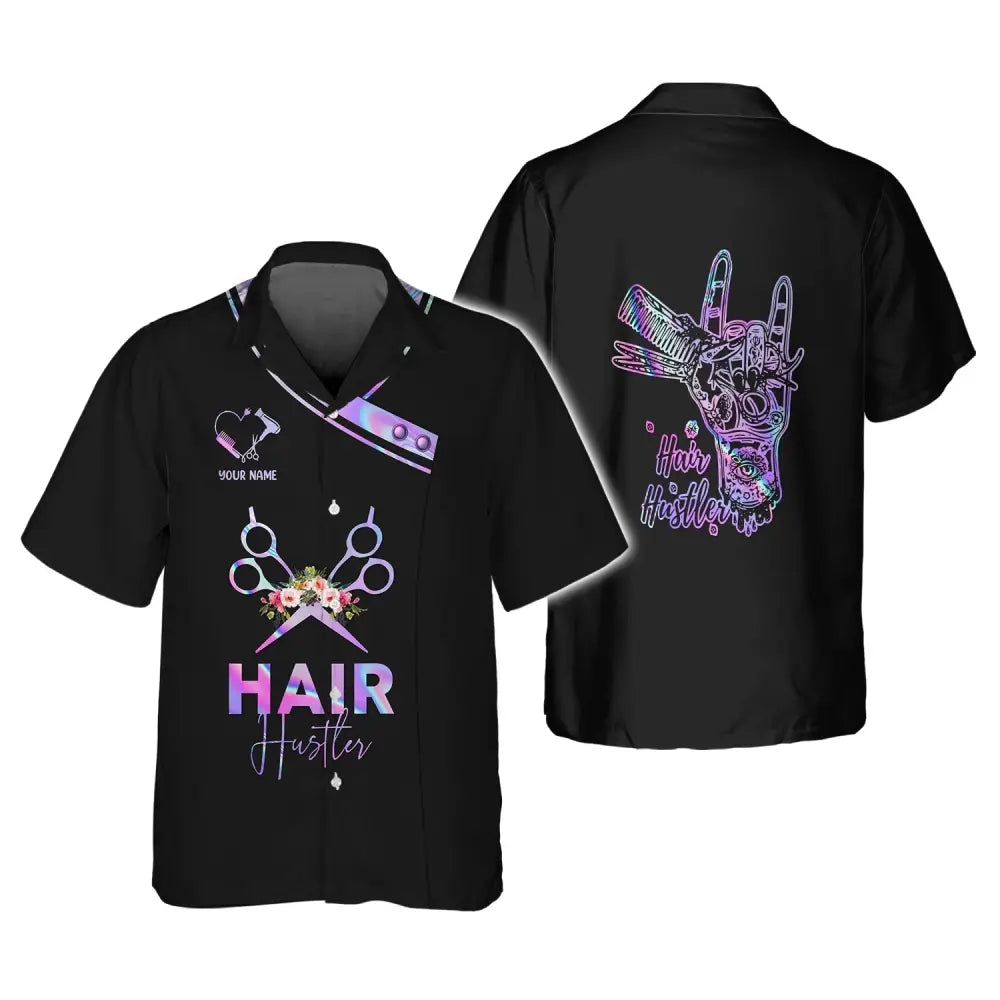 Women Shirt Hair Stylist Hairdresser Hoodie Sportwear T-Shirt