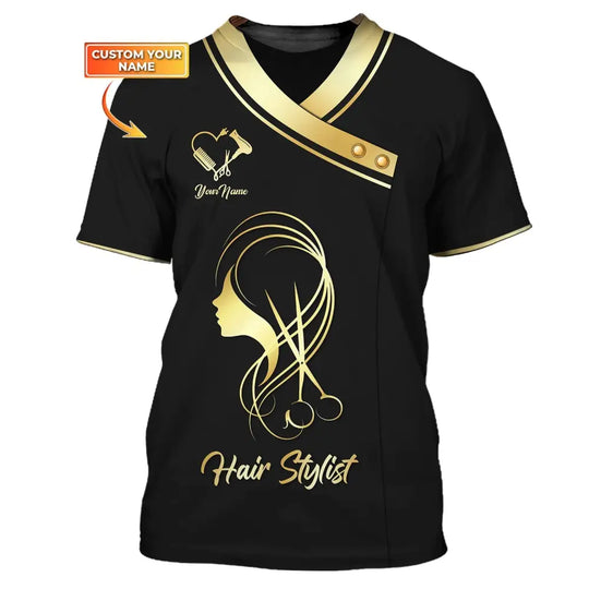 Women Shirt, Hair Stylist Shirt, Hairdresser Hoodie, Hairdresser Sportwear style option 1