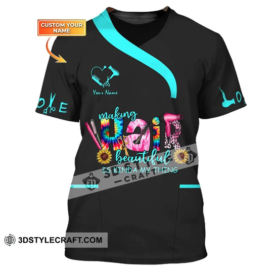 Women Shirt, Hair Stylist Shirt, Hairdresser Sportwear style option 1