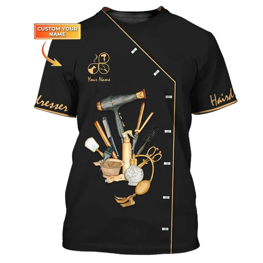 Women Shirt, Hair Stylist Shirt, Hairdresser Sportwear style option 1