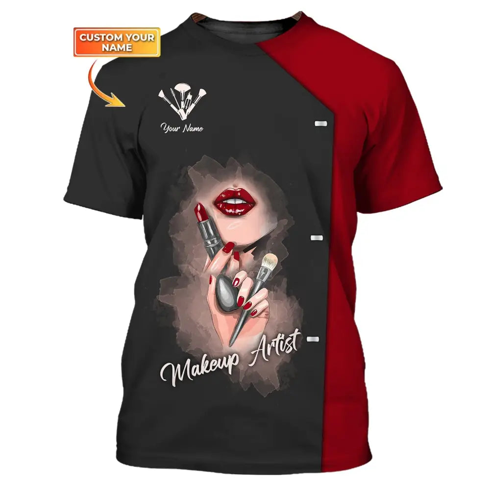 Women Shirt Makeup Artist Hoodie Sportwear / S T-Shirt