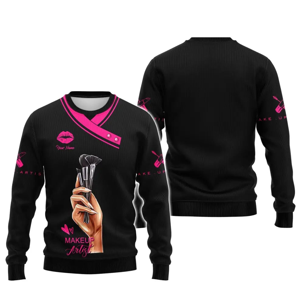 Women Shirt Makeup Artist Hoodie Sportwear T-Shirt