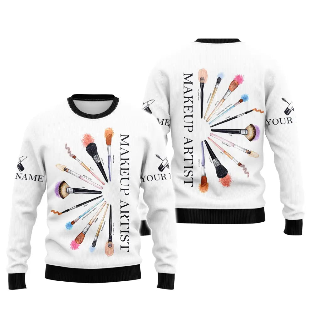 Women Shirt Makeup Artist Hoodie Sportwear T-Shirt