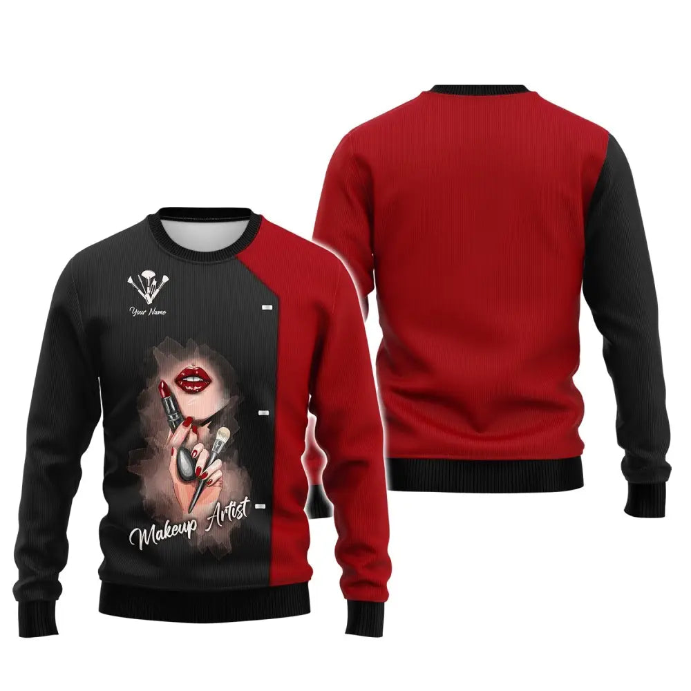 Women Shirt Makeup Artist Hoodie Sportwear T-Shirt