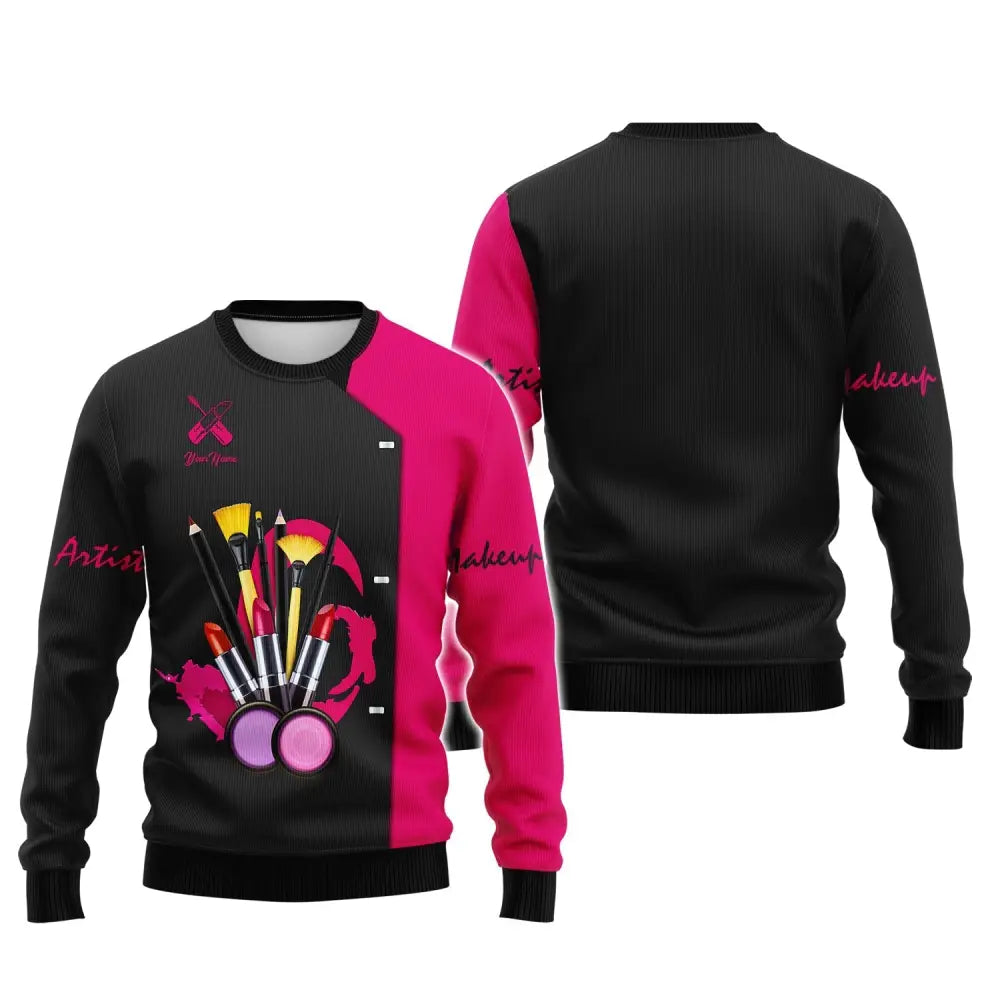 Women Shirt Makeup Artist Hoodie Sportwear T-Shirt