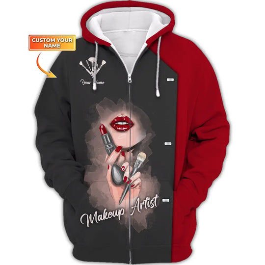 Women Shirt, Makeup Artist Shirt, Makeup Artist Hoodie, Makeup Artist Sportwear style option 2