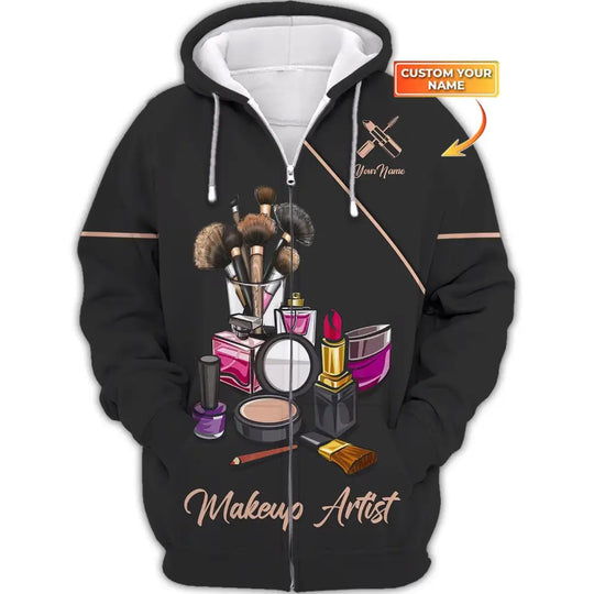 Women Shirt, Makeup Artist Shirt, Makeup Artist Hoodie, Makeup Artist Sportwear style option 2