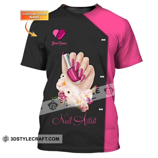 Women Shirt, Nail Technician Shirt, Nail Technician Hoodie, Nail Tech Sportwear style option 1