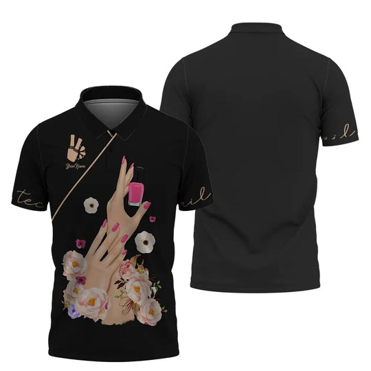 Women Shirt, Nail Technician Shirt, Nail Tech Hoodie, Nail Tech Sportwear style option 4