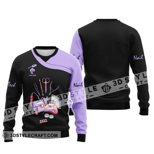 Women Shirt, Nail Technician Shirt, Nail Tech Hoodie, Nail Tech Sportwear style option 4