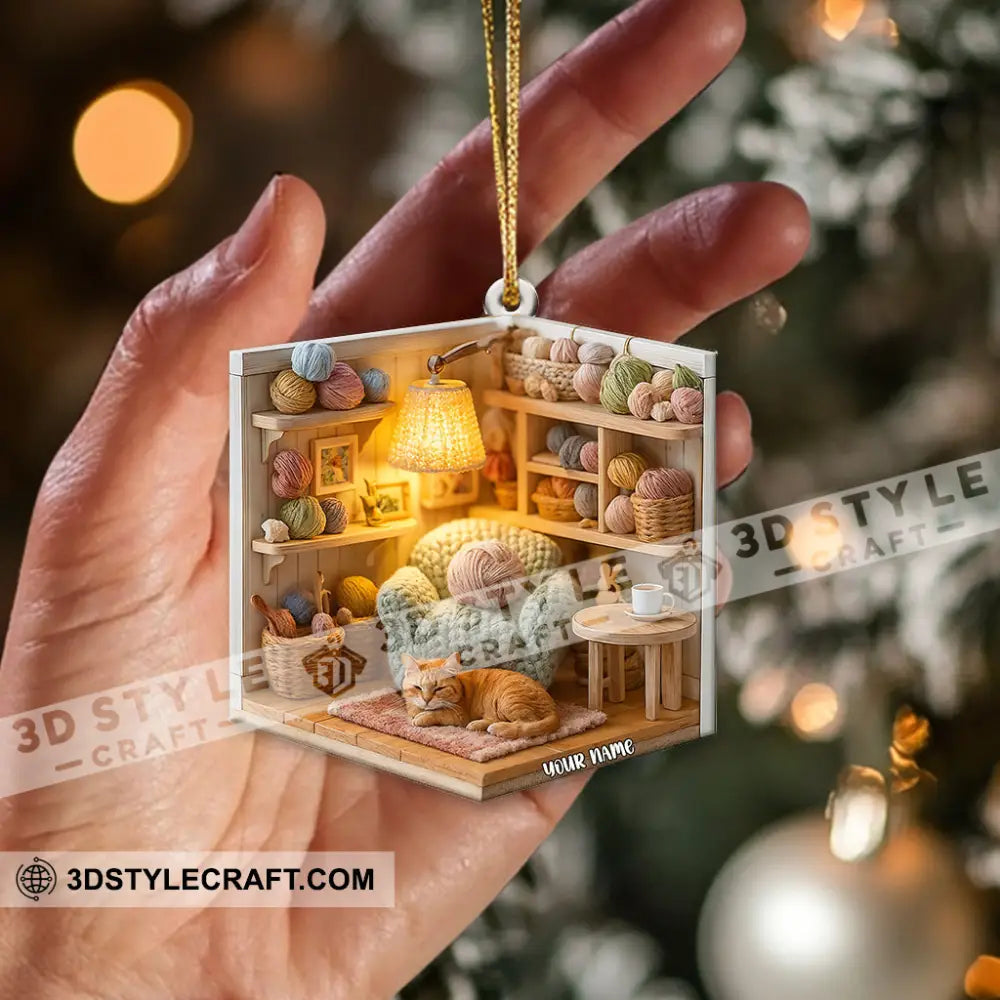 Wool Corner Home Decor Christmas Ornament Personalized Ornament Ornament