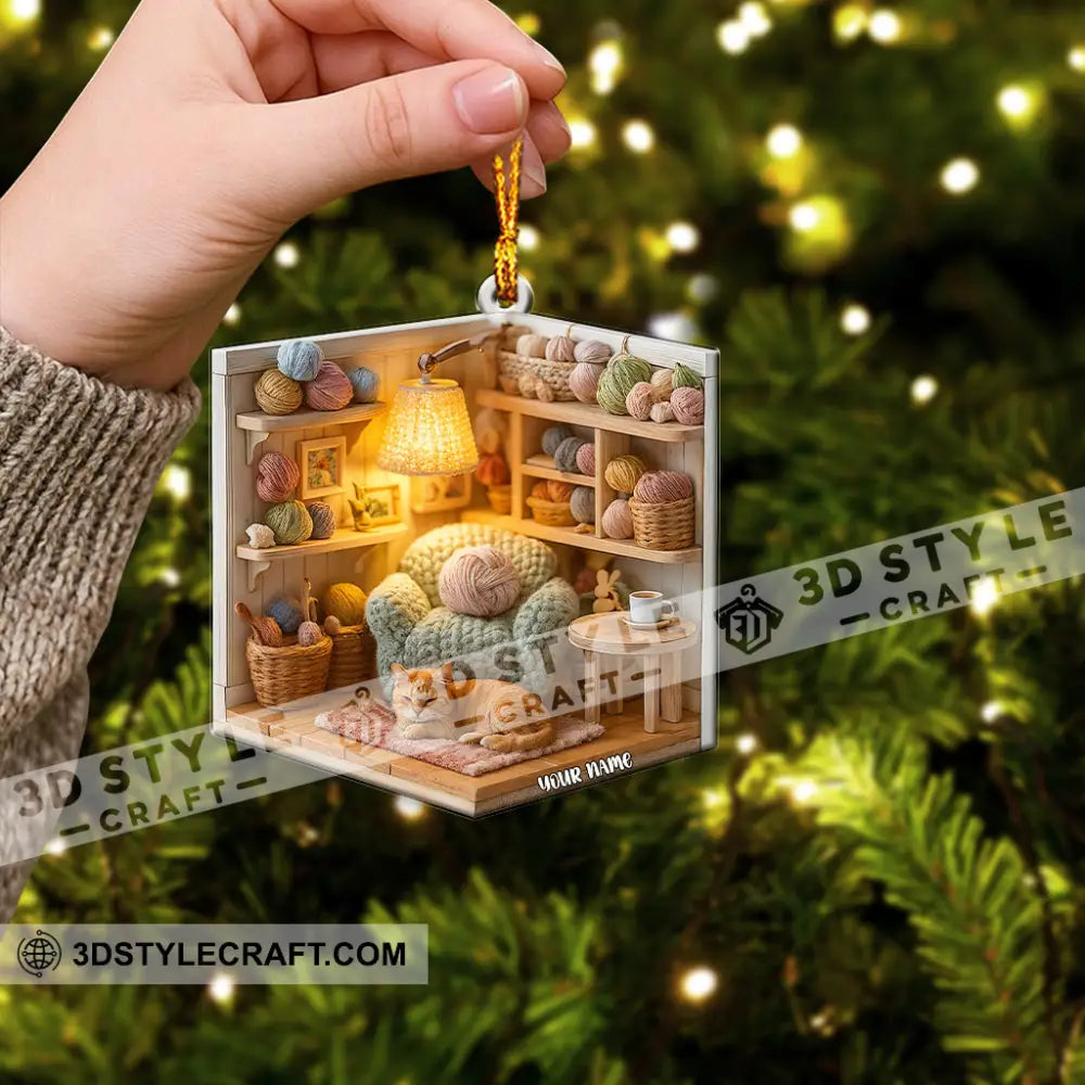 Wool Corner Home Decor Christmas Ornament Personalized Ornament Ornament